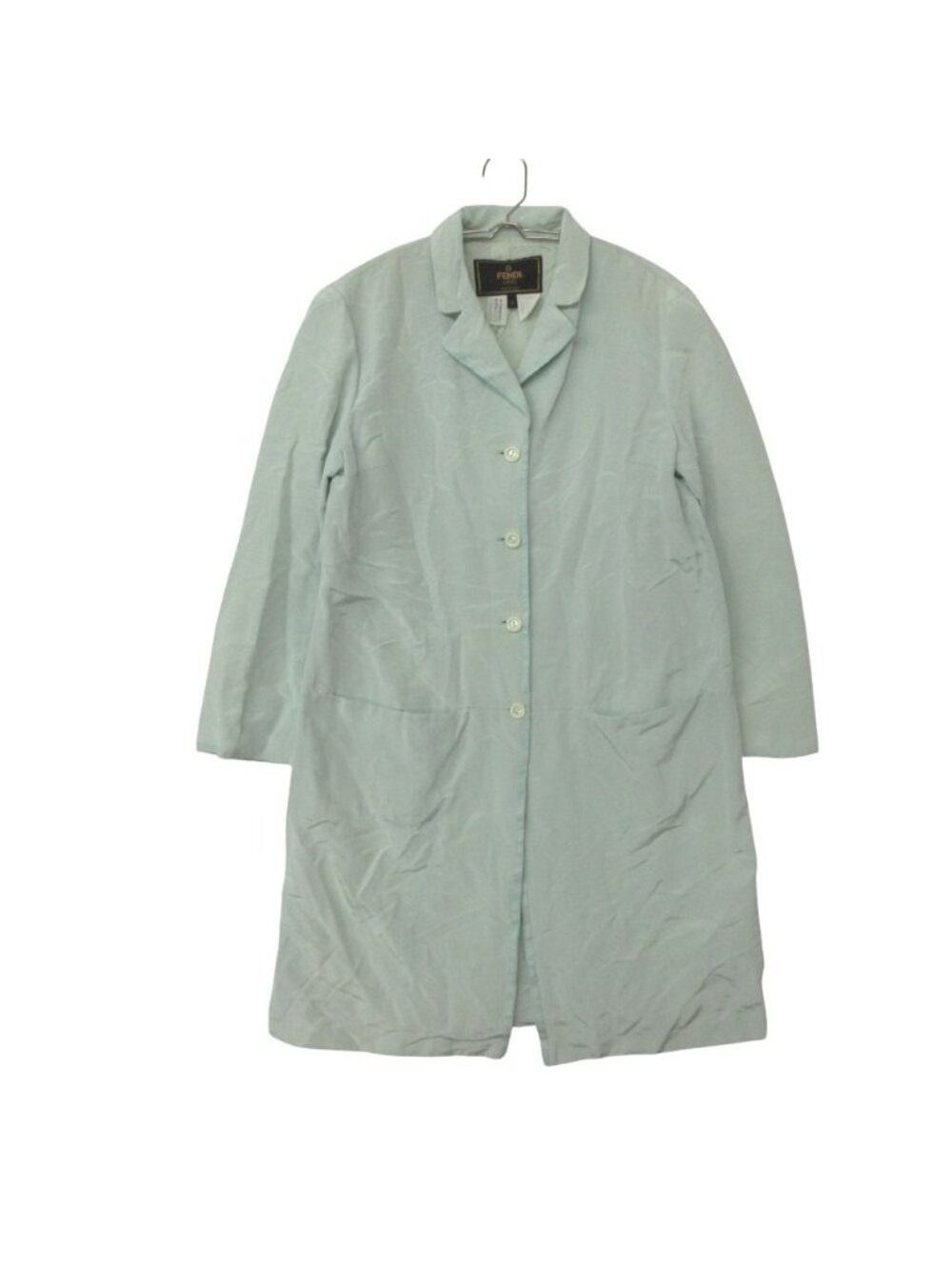 Fendi Coat Light Cotton Spring Outer Jacket Blue